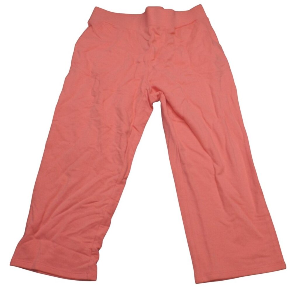Belle Beach By Kim Gravel Regular Color Crush Cropped Pant Sun Kissed Orange Xs